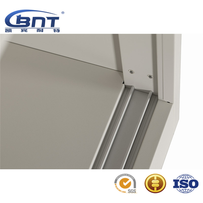 Metal Office Storage Sliding Door File Cabinet With One Shelf