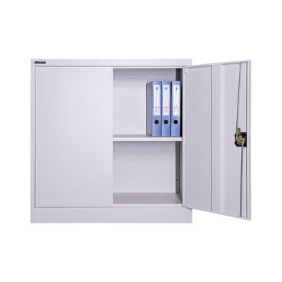 Metal Bedroom Clothes Storage Two Doors RAL Color Electrostatic Iron Cupboard