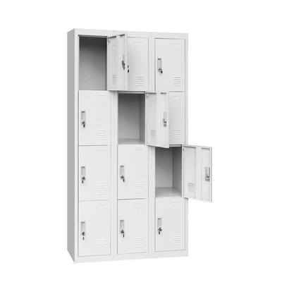 Steel Furniture Metal 12 Doors Clothes Cabinet Wardrobe Design Locker