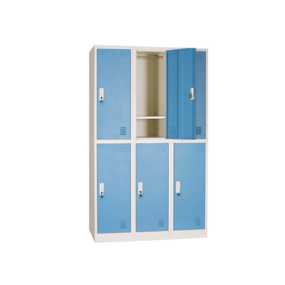 Office Home Metal Filing Storage Locker 6 Doors Steel Cabinets