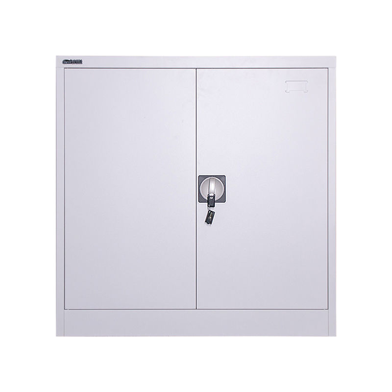 Metal Bedroom Clothes Storage Two Doors RAL Color Electrostatic Iron Cupboard